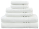 Denzi Towel Set, White, 6 Piece