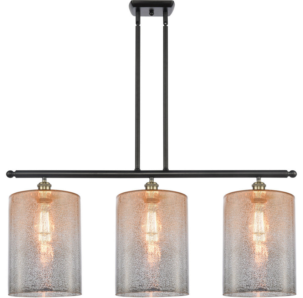Innovations 516-3I-BAB-G116-L 3 Light Island Light, Black Antique Brass