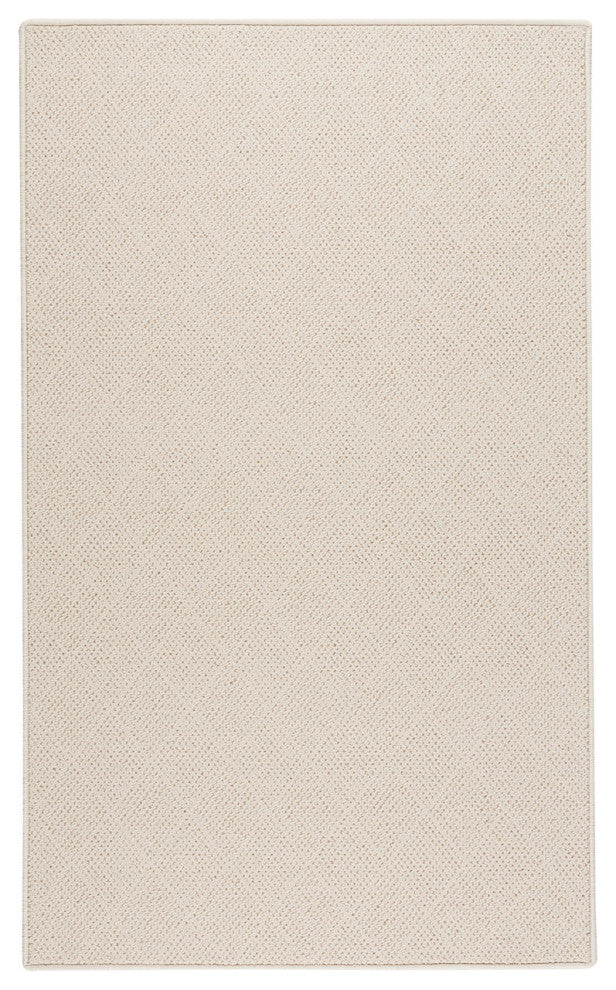 Shoal White Wicker-SG Woven Area Rug, 4'x6'