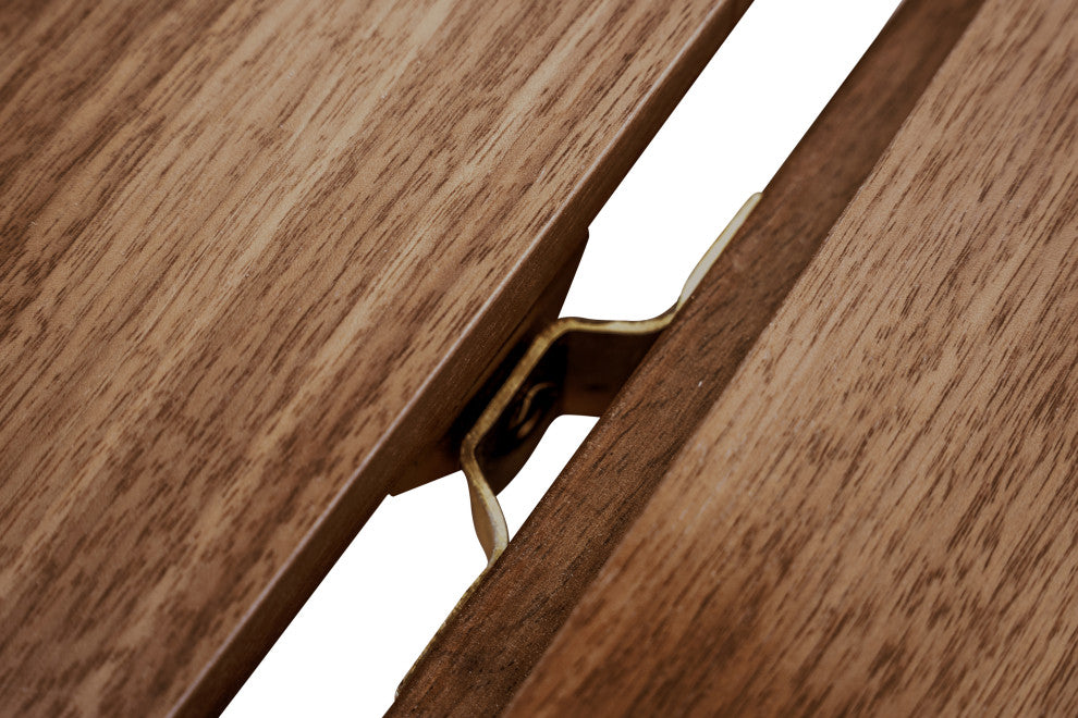 Walnut Extendable Dining Table 75/92x37