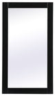 Elegant Decor Aqua Vanity Mirror Black