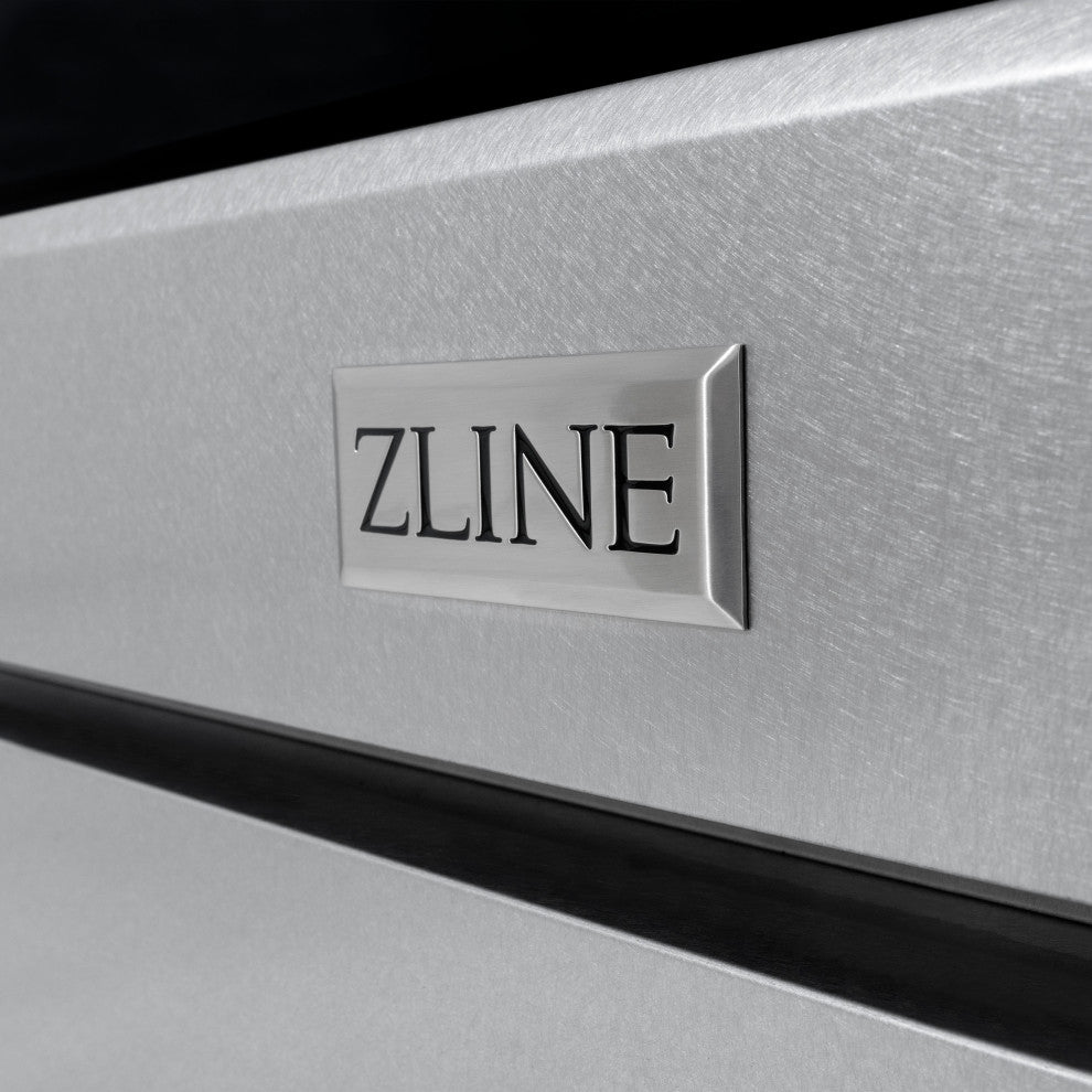 ZLINE 36" Freestanding Gas Range, DuraSnow With Champagne Bronze SGRSZ-36-CB