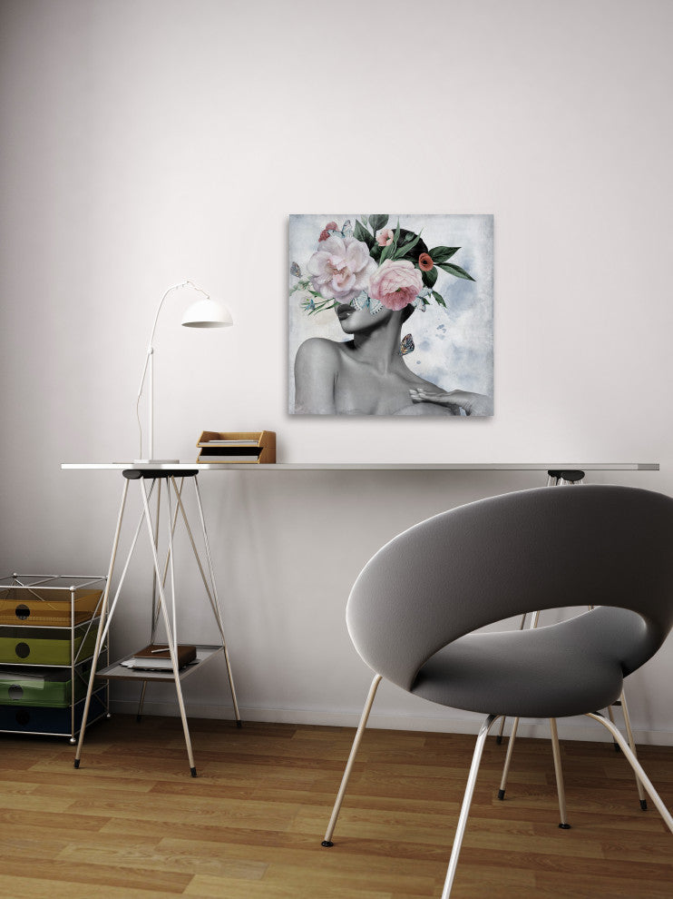 "I Like You" Painting Print on Wrapped Canvas, 48x48