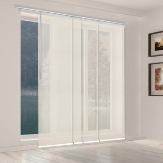Elza 4-Panel Track Extendable Vertical Blinds 48-88"W