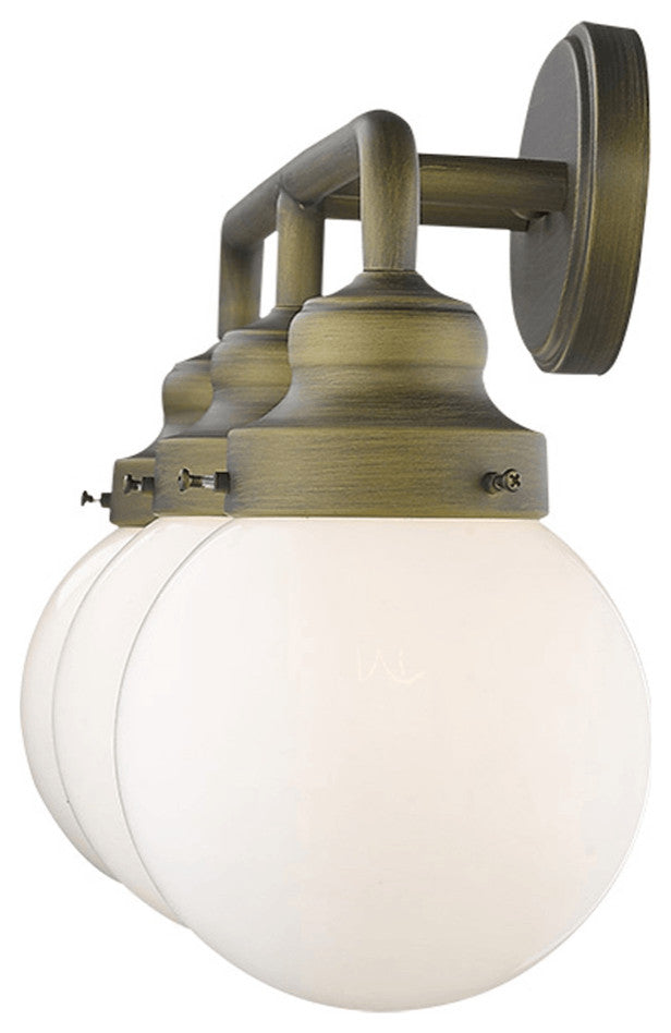 Portsmith 3-Light Raw Brass Vanity