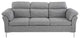 Modern Linen Fabric Sofa, 3 Seater Couch