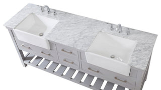 Home Living 22" Farmhouse Grey-Light Bathroom Vanity