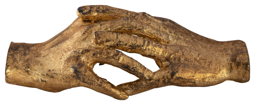 Uttermost Hold My Hand Gold Sculpture