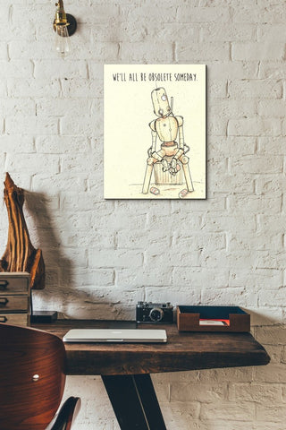 Epic Graffiti "Obsolete" Giclee Canvas Wall Art, 12"x16"