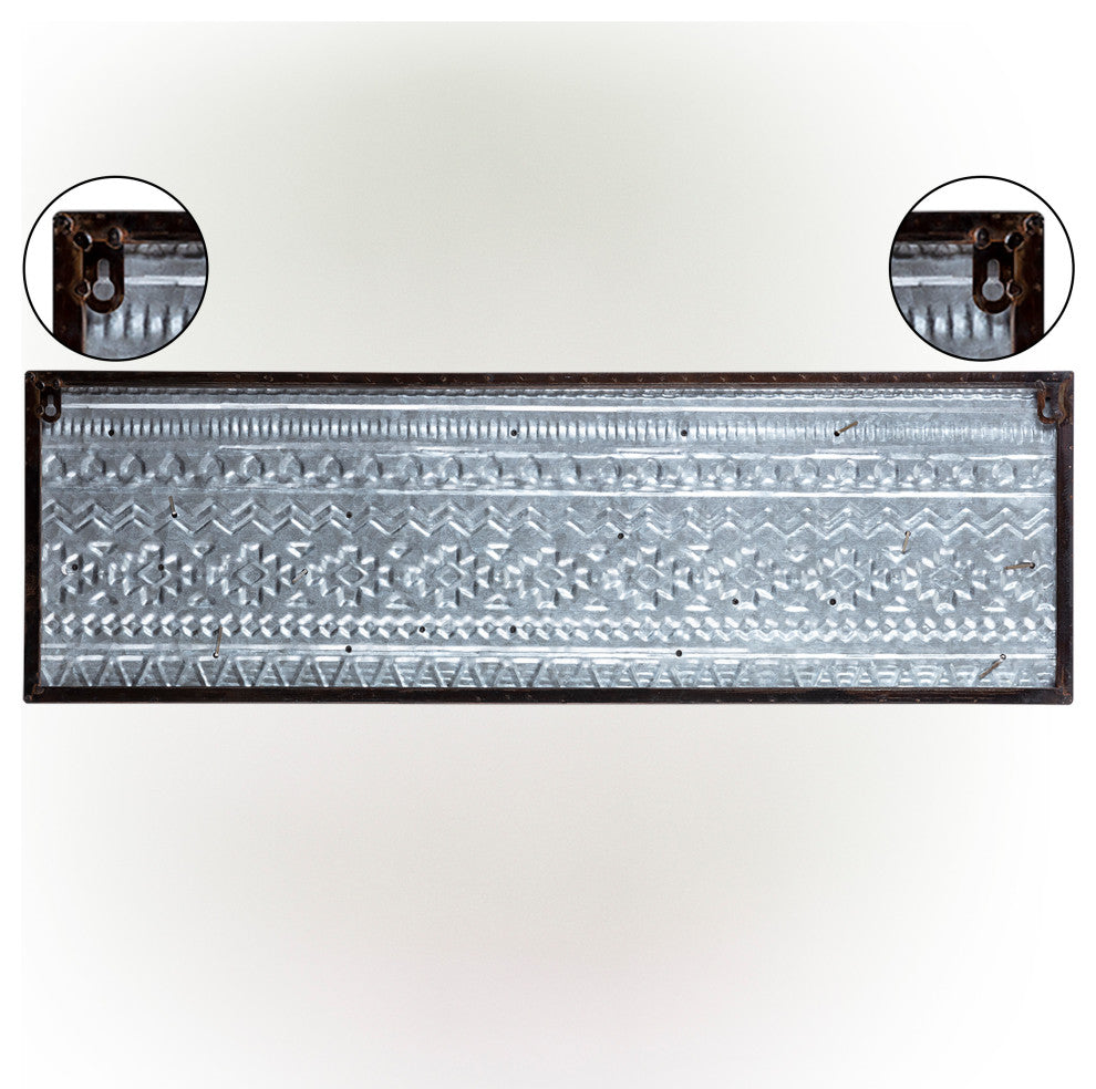 Wood and Metal America Wall Decor
