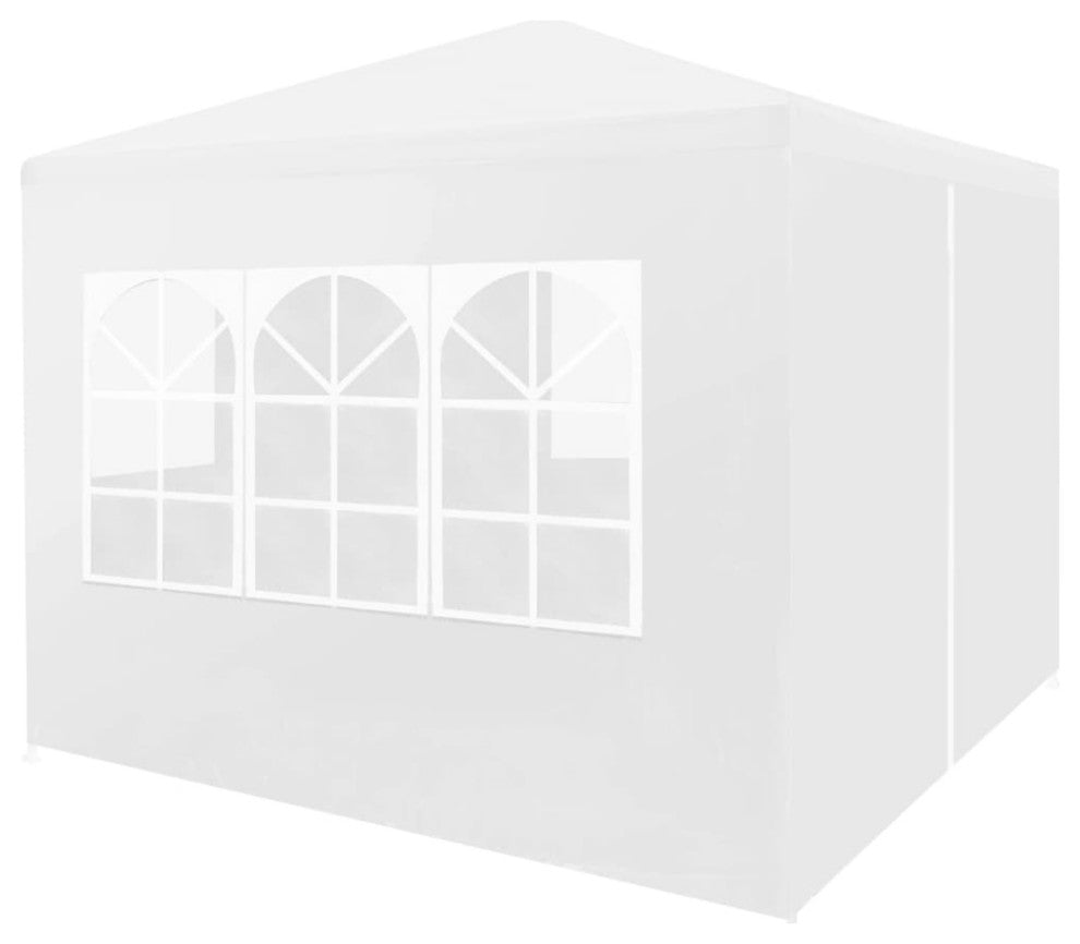 vidaXL Party Tent 9'10"x9'10" White
