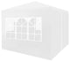 vidaXL Party Tent 9'10"x9'10" White
