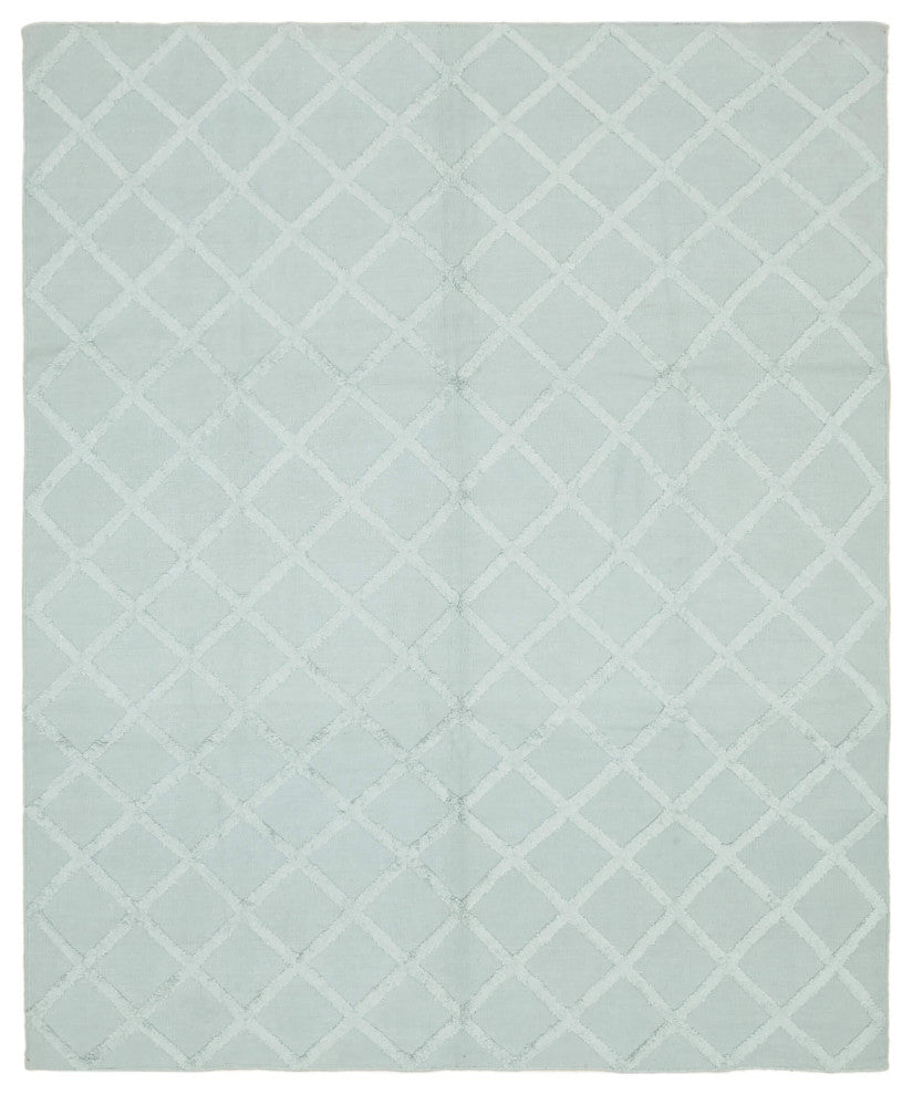 Rug N Carpet - Hand-knotted Modern Design 8' 0'' x 10' 0'' Flatweave Kilim Rug