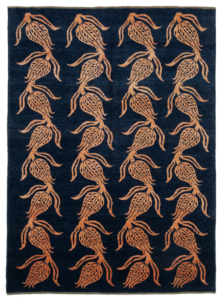 Rug N Carpet - Handmade Oriental 5' 9" x 7' 10" One-of-a-Kind Oushak Area Rug