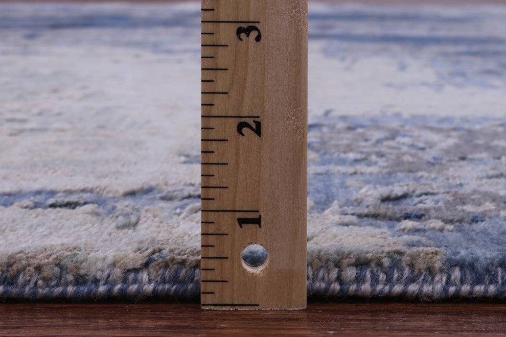 Wool & Silk Modern Hand Knotted Rug 7' 10" X 10' 0" - Q15975