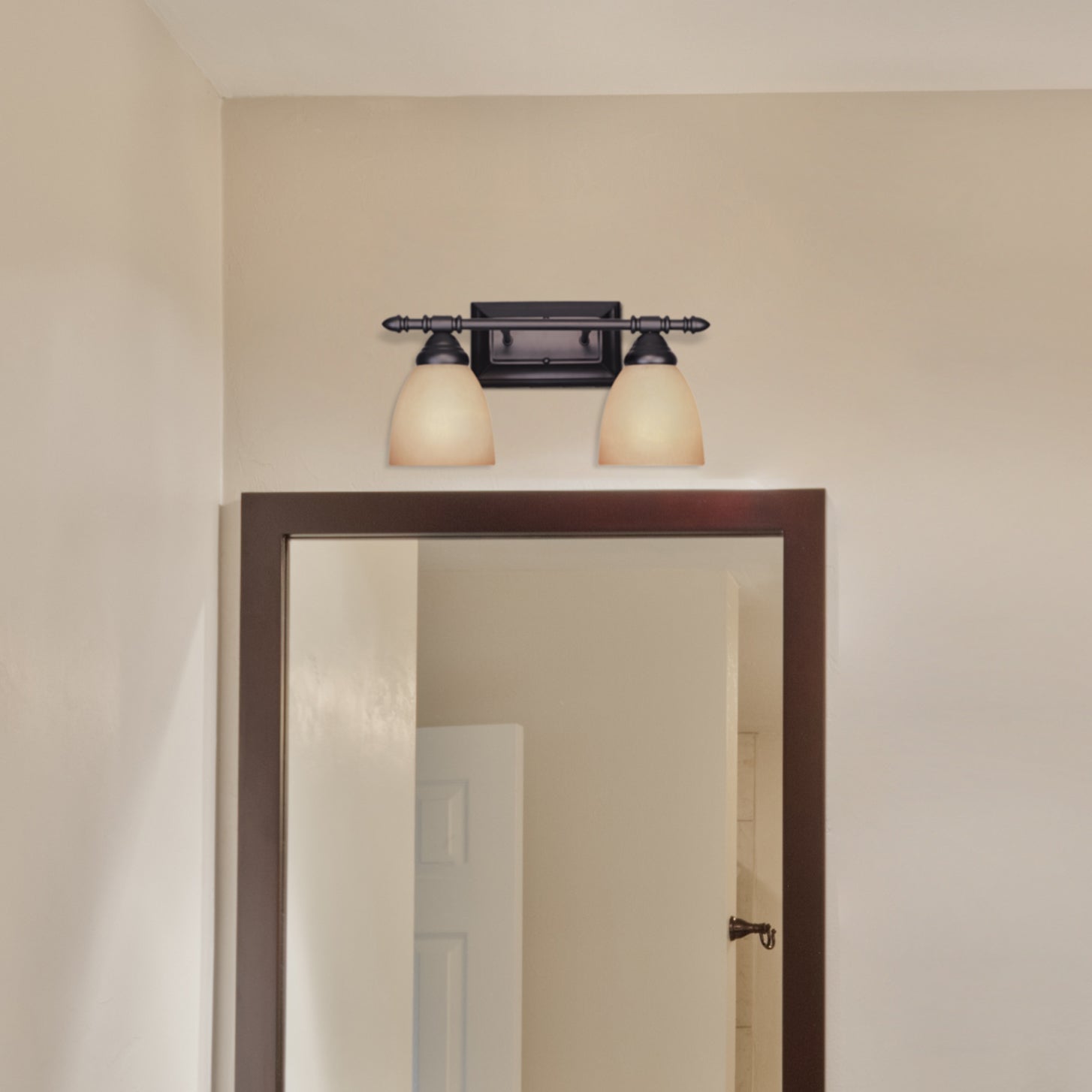 Apollo 2-Light Bath Bar, Oil Rubbed Bronze