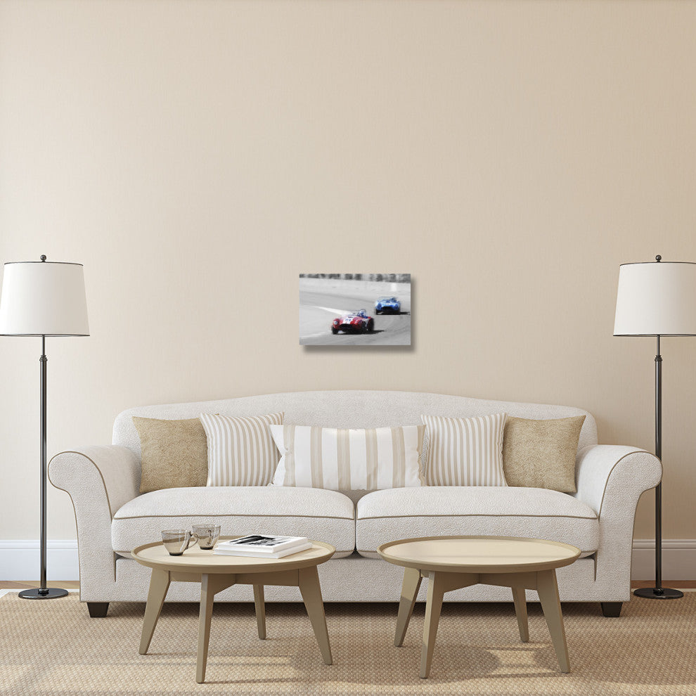 "AC Cobra Racing Monterey Watercolor" Fine Art Print