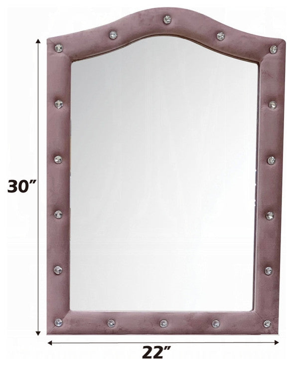 ACME Reggie Mirror, Pink Fabric