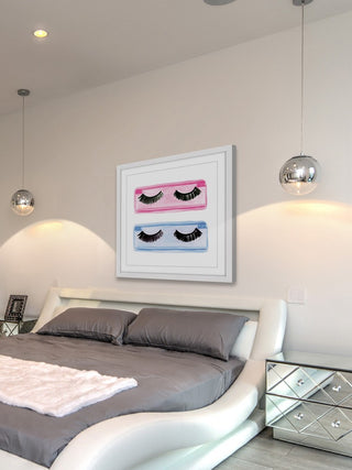 "Lashes" Framed Painting Print