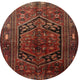 Ahgly Company Indoor Round Traditional Area Rugs, 3' Round