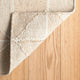 Mark D. Sikes x Dash & Albert Ojai Wheat Handmade Cotton Rug, Grey, 2'6" x 8'
