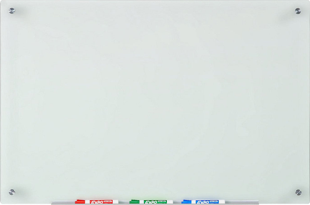 Frosted Glass Dry-Erase Board Set Audio-Visual Direct, 23 5/8"x35 1/2"
