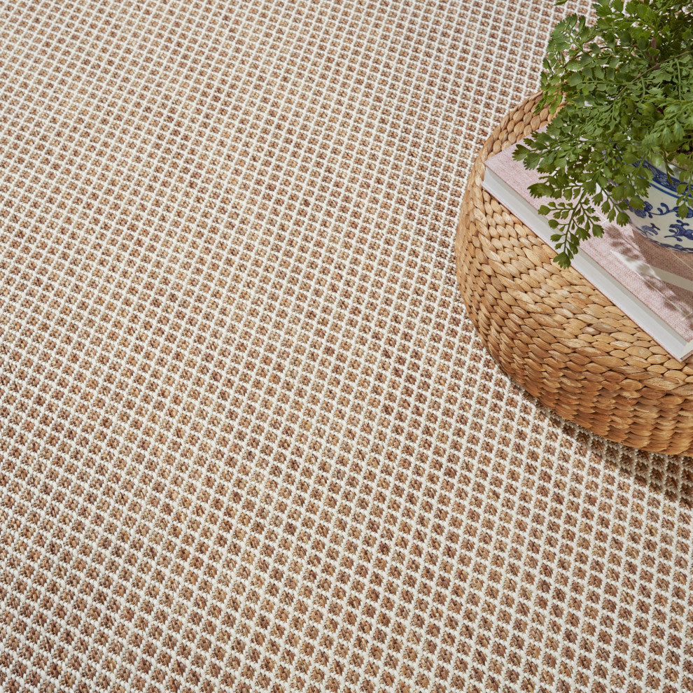 Nourison Courtyard 10' x 14' Jute Ivory Modern Rug