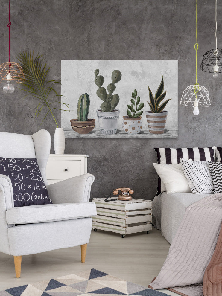 "Decorative Vases" Painting Print on Wrapped Canvas