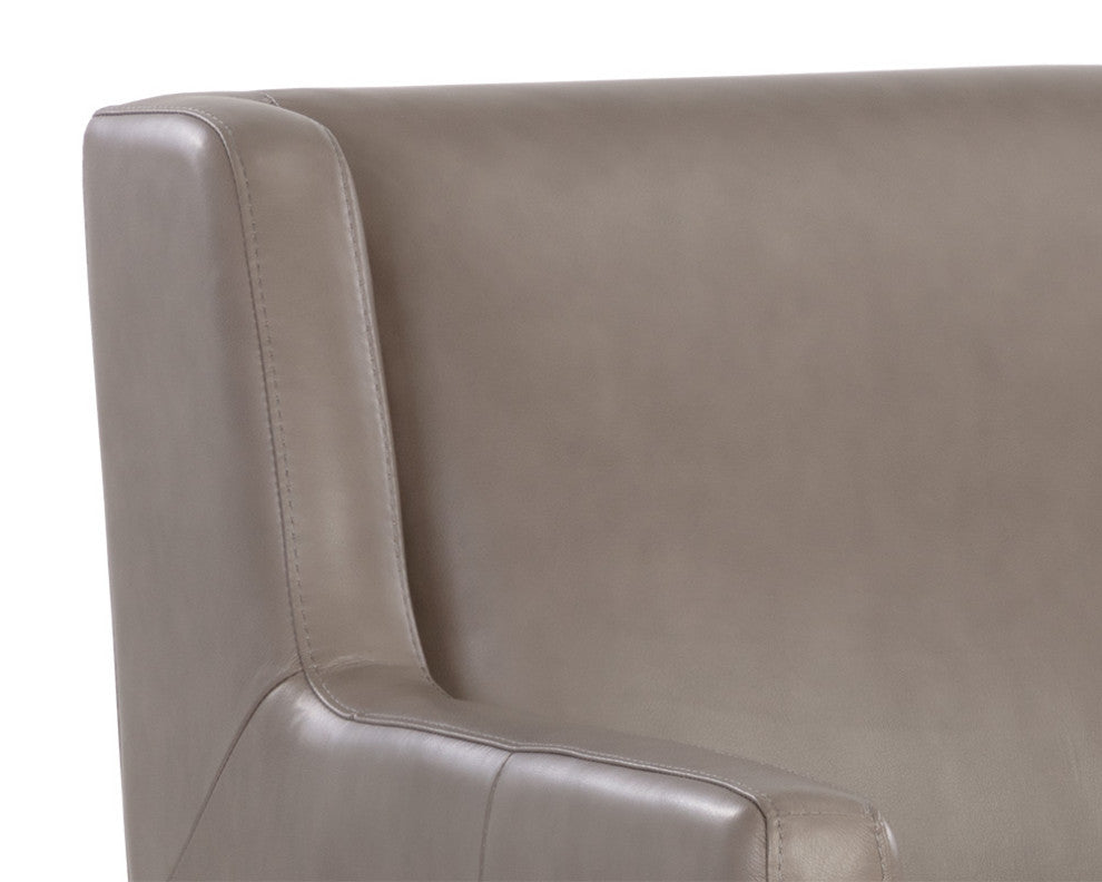 Talula Lounge Chair Alpine Grey Leather