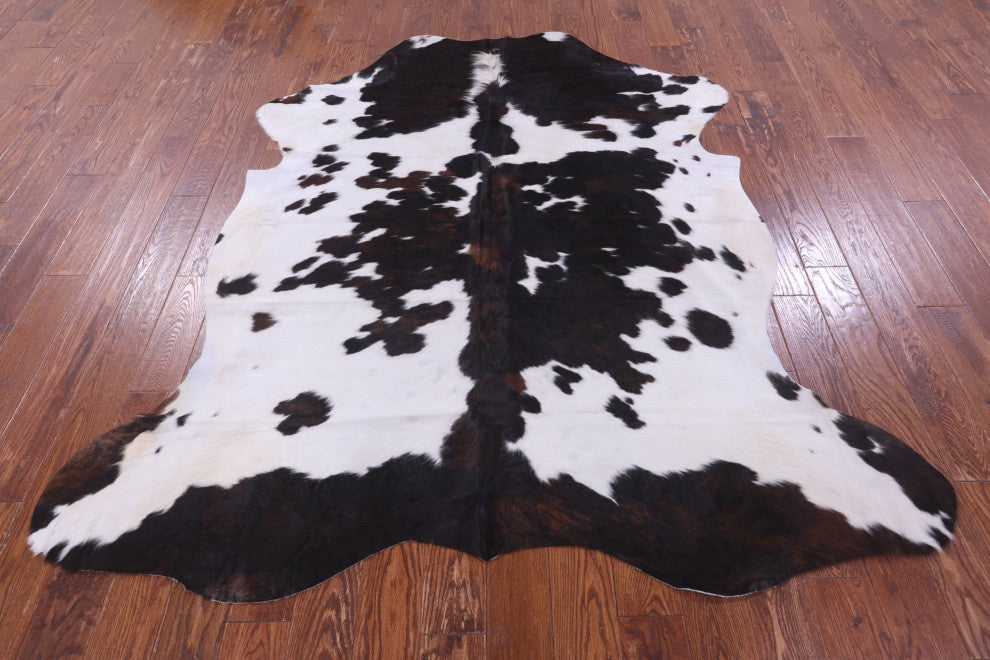 7' 2" X 6' 7" Natural Cowhide Rug C2366