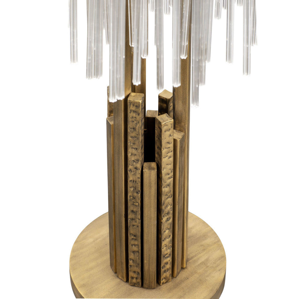 Matrix 3-Lt Table Lamp - Havana Gold
