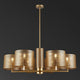 Safavieh Couture Zachaeus Metal 6 Light Chandelier Gold