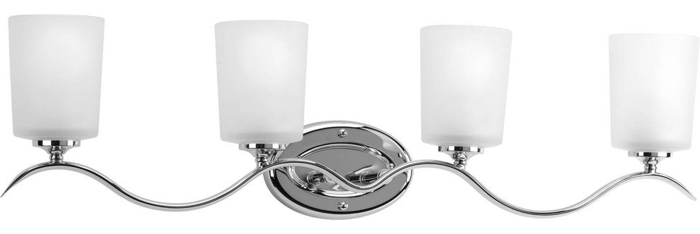 Inspire Collection 4-Light Bath Light, Polished Chrome
