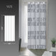 New York City Blackout Curtain Panel, Room Darkening Drapery, 102x55 Inch, Light Gray, 1 Panel