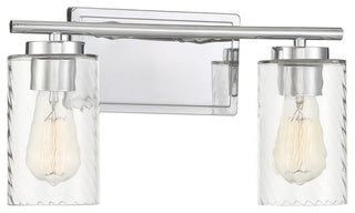 2-Light Bathroom Vanity Light, Chrome