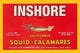 Inshore Brand Squid - Calamares - Framed Paper Poster 20" x 30"