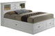 Mendota Storage Bed, White, Queen