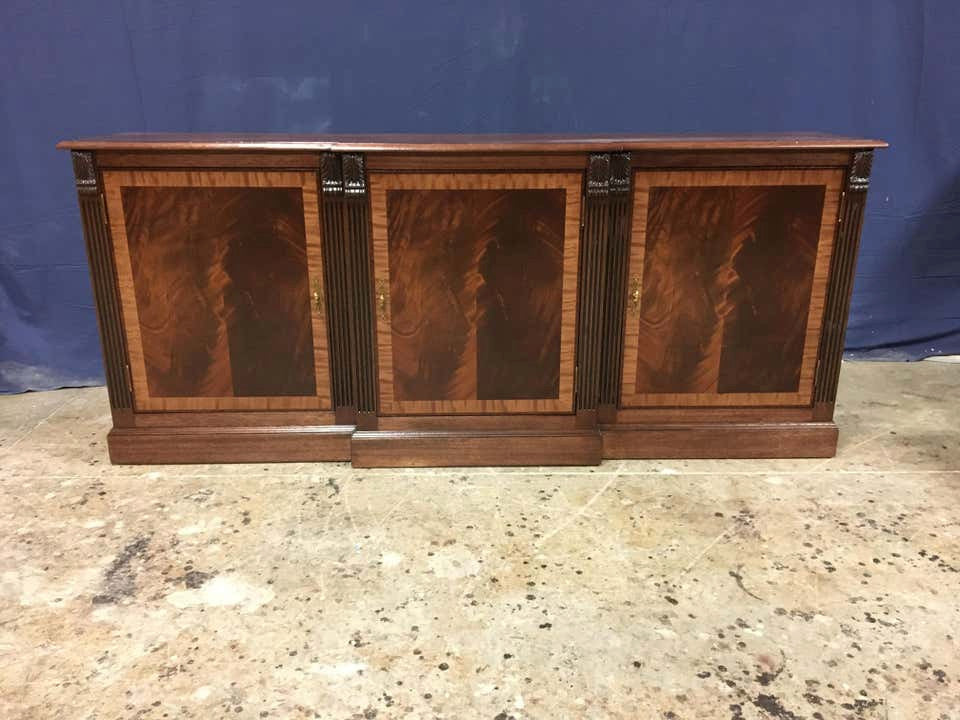 Mahogany Traditional Three Door Buffet by Leighton Hall