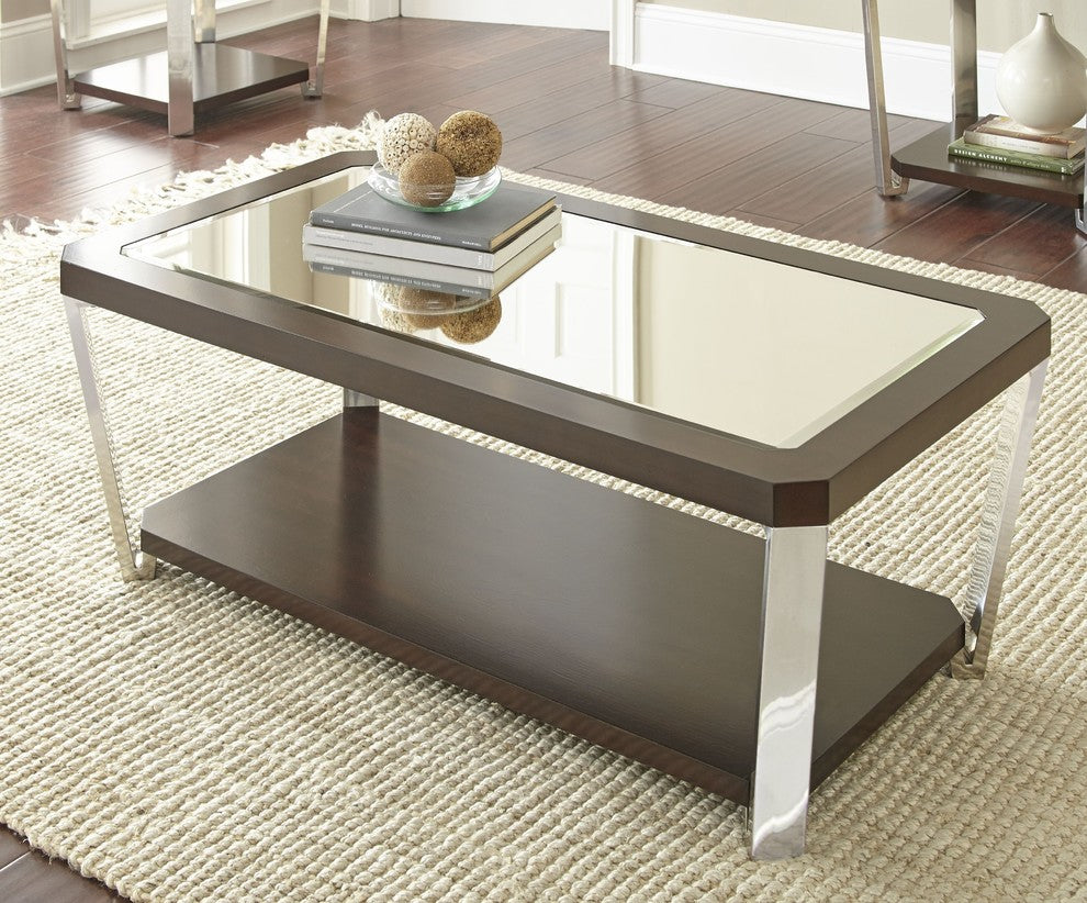 Truman Cocktail Table With Casters