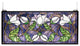 25W X 11H Magnolia Stained Glass Window