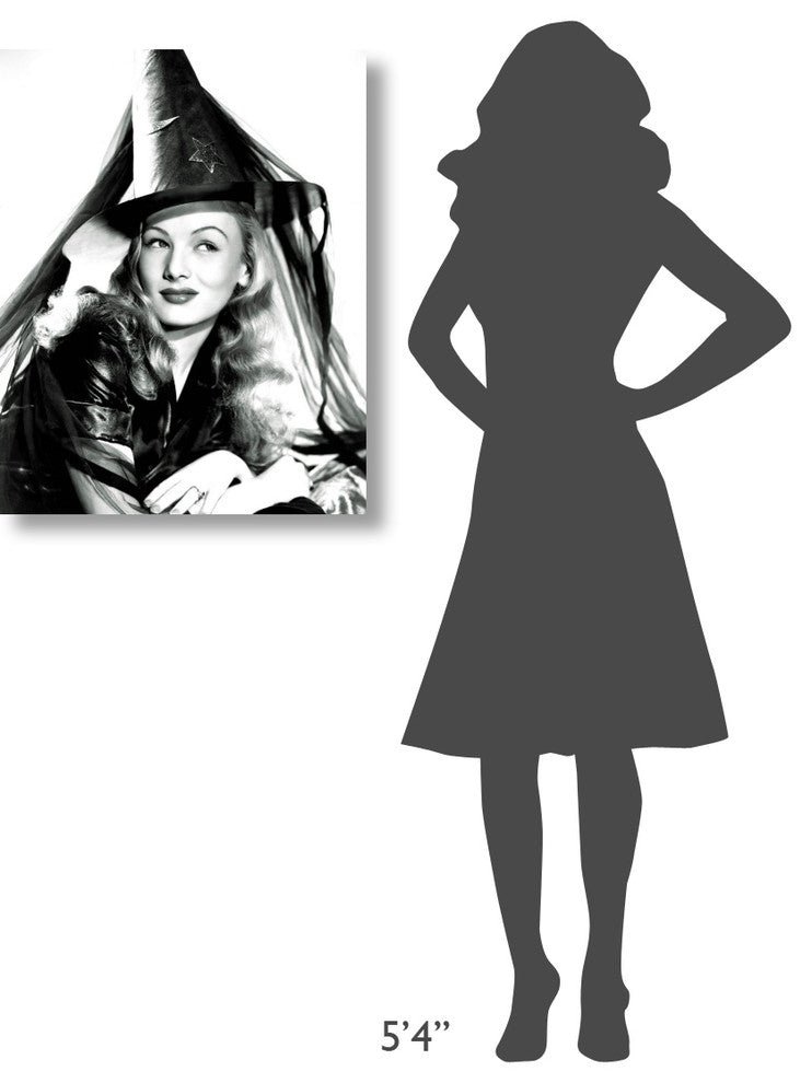 "I Married a Witch - Veronica Lake" Canvas Giclee, 24"x30"
