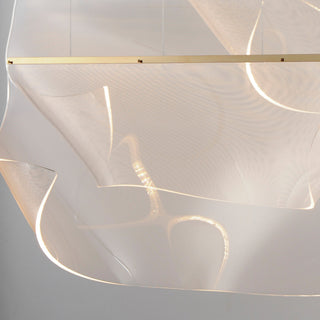 ET2 E24873-133 Rinkle 51"W LED Multi Light Linear Abstract - French Gold