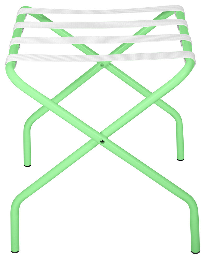 Pamaleta Luggage Stand, White on Mint
