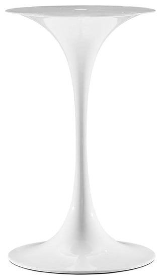 Lippa 20" Round Side Table, White Natural