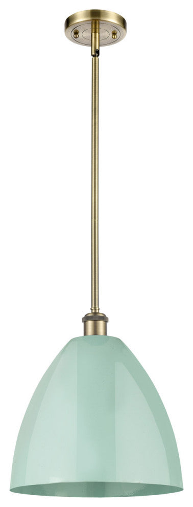 Innovations 516-1S-AB-MBD-12-SF-LED 1 Light Pendant, Antique Brass