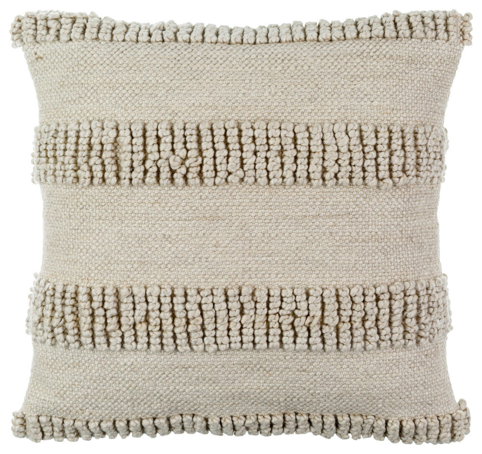 Surya Nysa Nys-002 Pillow Shell With Polyester Insert 22"H X 22"W