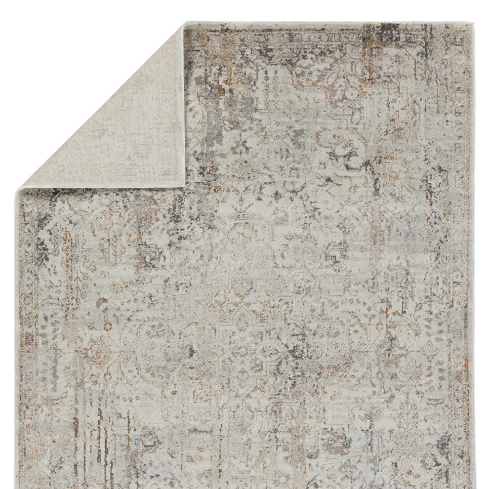 Jaipur Living Belvoir Abstract Light Gray/ Cream Area Rug 7'10"X10'