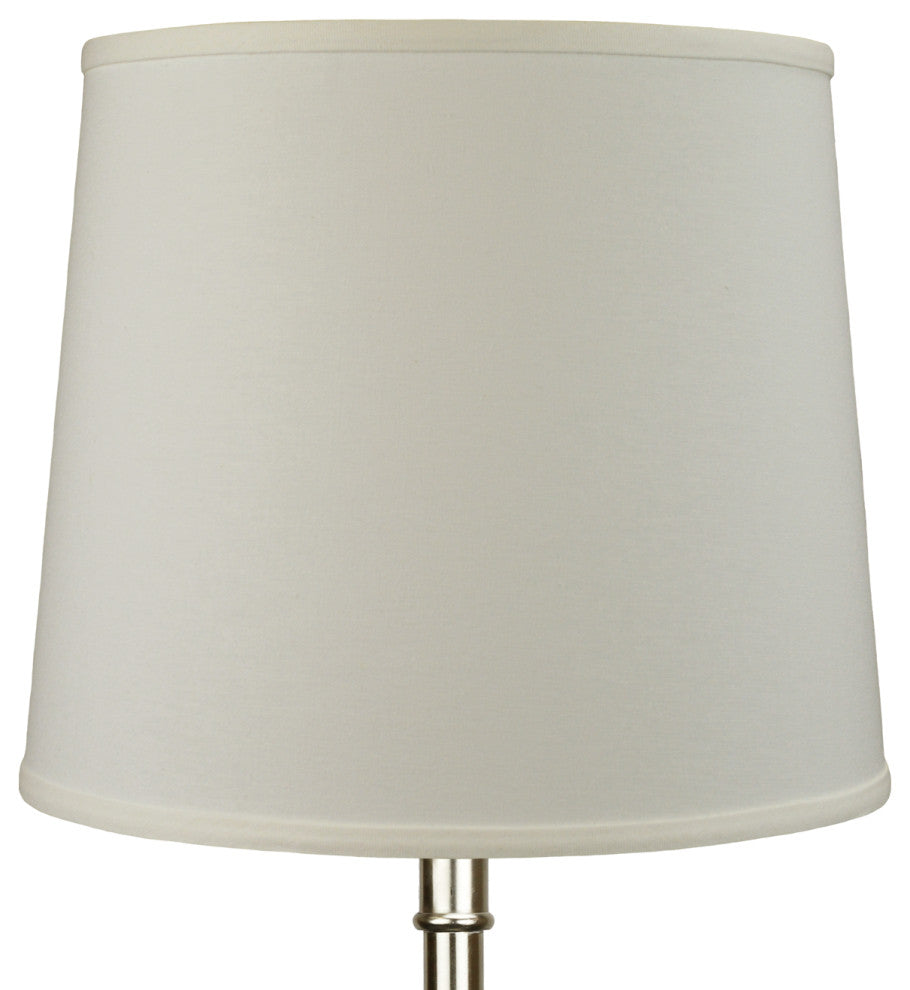 Fenchel Shades 12"x14"x12" Spider Attachment Empire Lamp Shade, Linen Cream