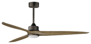Maxim 88834 Woodwind 80" 3 Blade Indoor LED Ceiling Fan - Charcoal Bronze