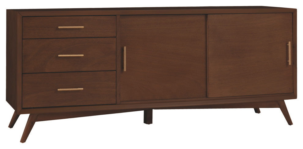 Flynn Large TV Console, Walnut